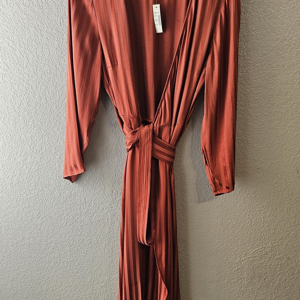 Madewell Rust Long Sleeve Dress - Picture 5 of 15